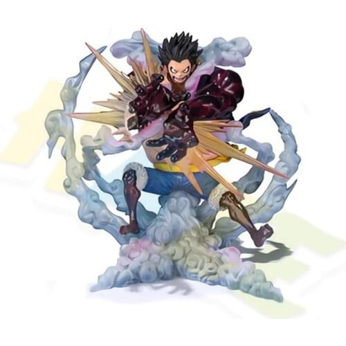 Anime One Piece Monkey D. Luffy Gear Fourth PVC Figure Model Toy 17cm New