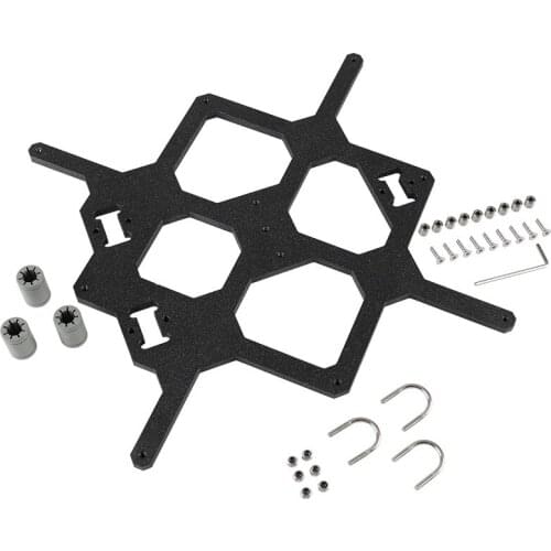 Anodized Aluminum Prusa i3 MK3 heated bed support Y carriage 6mm Y-carriage +LM8UU bearings for Prusa i3 MK3/MK2.5 heatbed parts