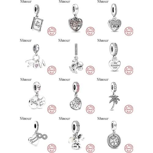New mothers day gift mom family tree sister book DIY Beads Fit Original Pandora charms silver 925 Bracelet Bead Jewelry making