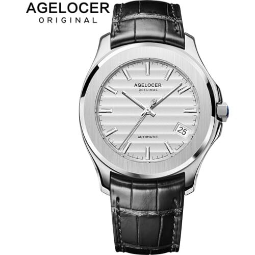 AGELOCER Switzerland Brand New Creative Men Watches 2019 Power Reserve 80 Hours Business Watch Men Fashion Relogio Masculino