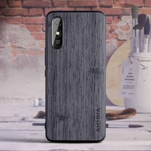 Case for Xiaomi Redmi 9A Vintage design soft TPU Hard PC with PU leather skin 3in1 material coque fundas covers