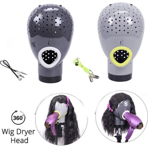 Hair Dryer Fresh Wig Head Dryer Wig Stand Wig Holder Mannequin Head Drying Wig from Inside to Outside Quickly Easily