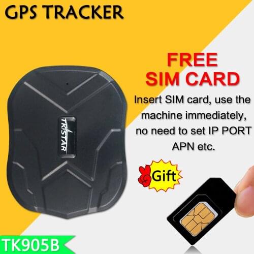 10000mAh New GPS tracker car TK905B Waterproof Car GPS Tracker Magnet Vehicle localizador gps tkstar gps moto TK905B PK TK905