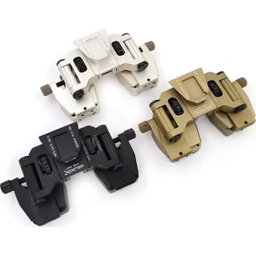 Tactical Hunting SM-2 mount Helmet Binocular Accessories fits G24 NVG mount and provides a solid mounting platform and severa