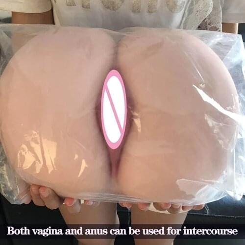Rubber vagina for sex top Quality 1:1 Realistic life size large butt Sex Doll Vagina big ass Anul Pussy Male Masturbator For Men