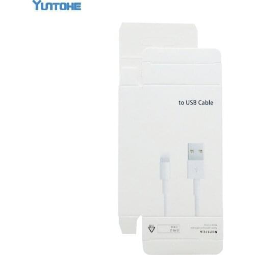 Wholesale Retail Box for 8 Pin USB Cable Cord for IOS 9.3 cable for iPhone 5 6 7 for iPod Touch 5th Fast Shipping 1000pcs/lot