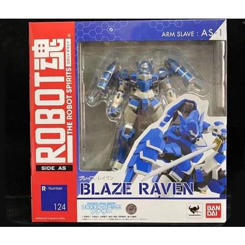 Original Robot Spirit Full Metal Panic Blaze Raven Side As Arm Slave AS-1 Action Figure Toy Model