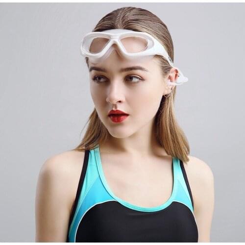 YUKE Professional Swimming Waterproof soft silicone glasses swim Eyewear Anti-Fog UV men women goggles for Adult