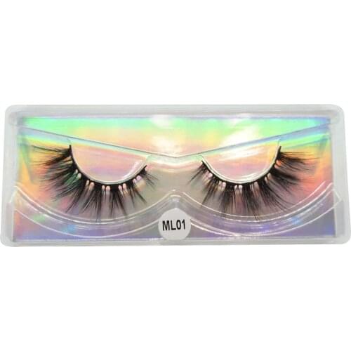 Eyelashes 3D Mink Lashes Fluffy Soft Wispy Volume Natural long Cross False Eyelashes Eye Lashes Reusable Eyelash Makeup