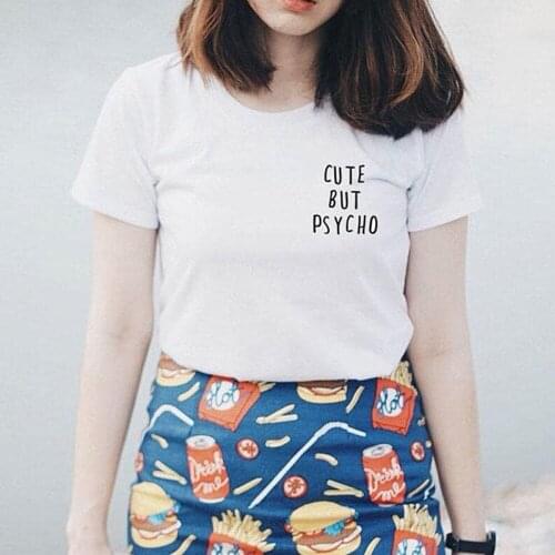 SDRawing Women's T-shirts With Inscriptions