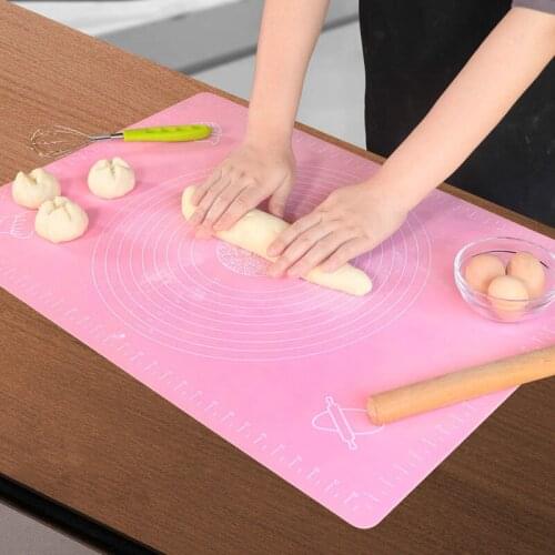 Silicone Baking Mat Pizza Dough Maker Pastry Kitchen Gadgets Cooking Tools Utensils Bakeware Kneading Accessories Lot E11655