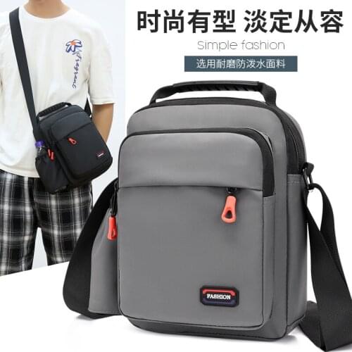 Messenger Bag Mens New Large-capacity Shoulder Bag Oxford Cloth Casual Backpack Canvas Trend Fashion Crossbody Bag Phone Bags