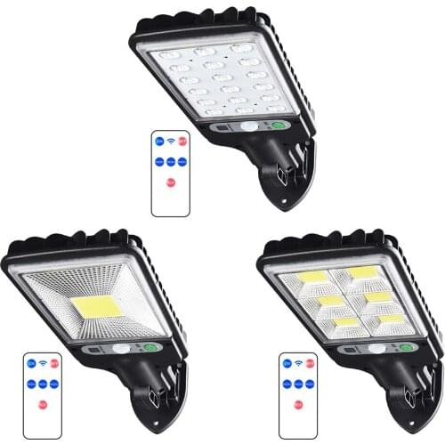 Outdoor Street Lighting Modern Fixture Solar LED Lights Decoration for Motion-Sensor Human Body Infrared Porch Lamp