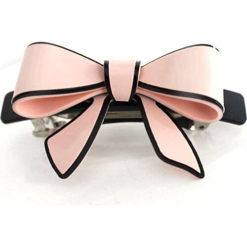 New Butterfly Hair Barrette - French Styles Hair Ornament Accessory for Women Lady Retro Hair Clip for Tiara Thick Braids Wear