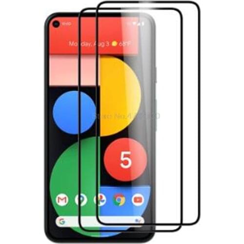 Full Cover Protective Glass Google Pixel 5/4a 5G Protective Tempered Glass On Google Pixel 5/4a 5G Phone Screen Protector
