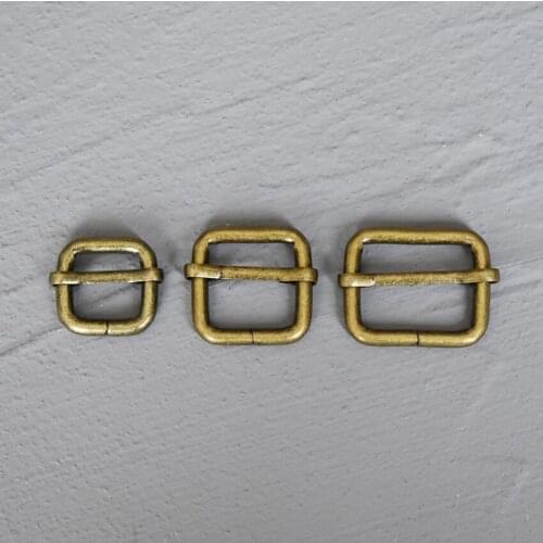 15mm/20mm/25mm/30mm 1 Pcs Slider Adjustable Buckle Handbag Strap Slider Adjuster Belt Buckles For Bag DIY Accessories