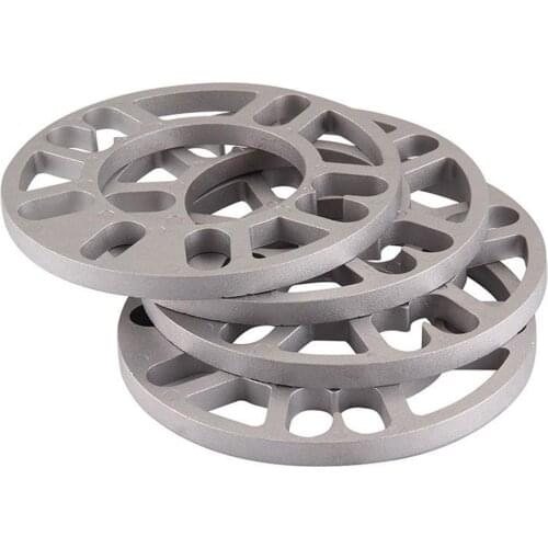 4Pcs Wheel Spacers Shims Plate 3mm 5mm 8mm 10mm Stud For 4x100 4x114.3 5x100 5x108 5x114.3 5x120 auto Wheel Spacers