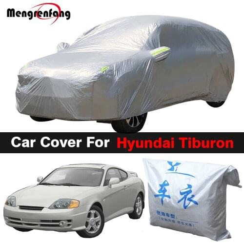 Car Cover Auto Outdoor Anti-UV Sun Shade Rain Snow Dust Protection Cover For Hyundai Tuscani Tiburon Coupe