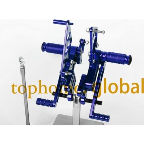 For Honda CBR954RR 2002 2003 Blue CNC Rearsets Foot Pegs Rear Set motorcycle footpeg