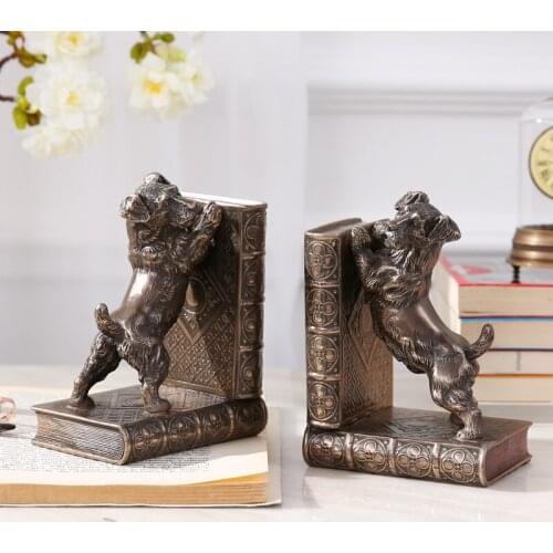European creative bookends crafts model home decor bookcase desk ornaments birthday gift