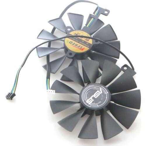 FDC10U12S9-C 12V 0.35A 88mm Video Card Fan For ASUS DUAL RTX 2060 6G 2070 2080 O8G-EVO Graphics Card Cooling Fan