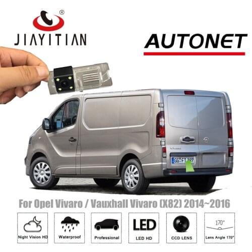 JiaYiTian Rear View Camera For Opel Vivaro/Vauxhall Vivaro (X82) 2014~2016 CCD Night Vision /license plate camera/Reverse Camera
