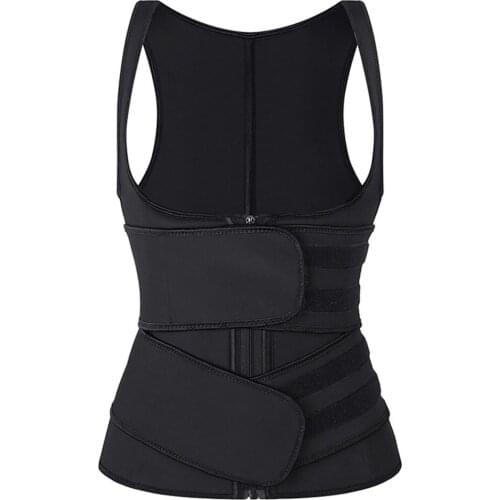 Latex Waist Trainer Corset Women Vest Body Shaper steel bone Zip up Modeling strap Binders Shaper slimming sheath Losing weight