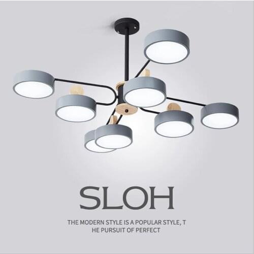 Люстра потолочная lamparas de techo colgante moderna потолочный светильник living room decoration подвесные светильники