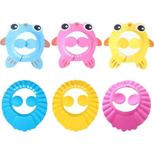 Shower Shampoo Soft Protective Cap Flexible Adjustable Visor