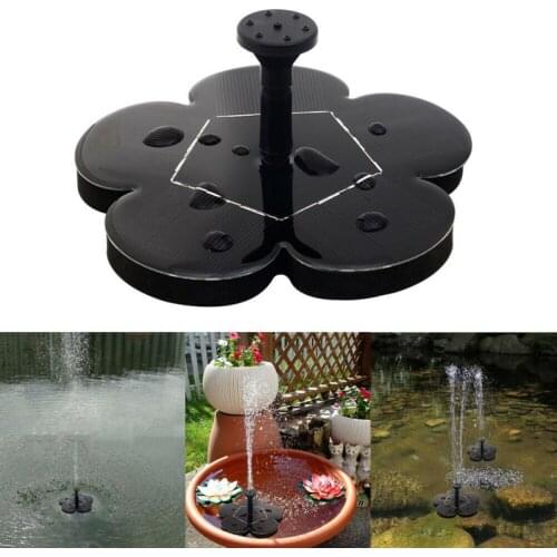UK Solar Fountain Pump Panel Powered Submersible Floating Fountain Garden Pool Pond Water Pump Fish Tank Decoration Dropshipping