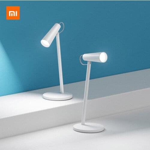 Original Xiaomi Charging Desk Lamp 5W Chargable 2000mAh Battery 3 Grade Modes Dimming 2600K 3200K 4500K Brightness Light Lamp