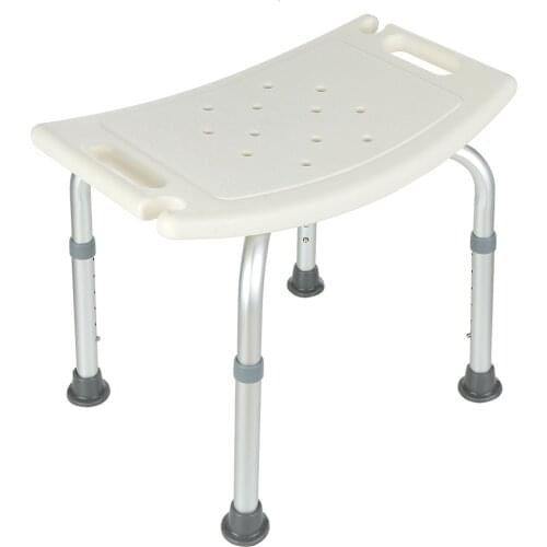 Non Slip Bath Chair Bench Aid Bathroom Shower Chair Height Adjustable Non Slip Toilet Seat for Disabled Elderly Stool Furniture