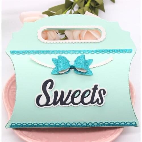 KLJUYP Pillow Handbag Metal Cutting Dies Scrapbook Paper Craft Decoration dies scrapbooking