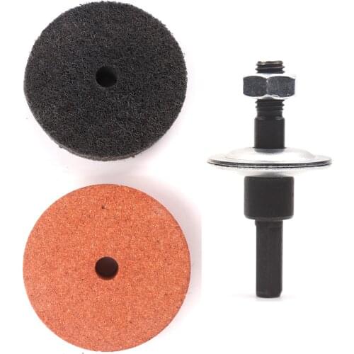 Buffing Polishing Wheel Kit for Bench Grinder,Drill Grinding Polishing Wheel +Drill Arbor Adapter+Fiber Grinding Polishing Wheel