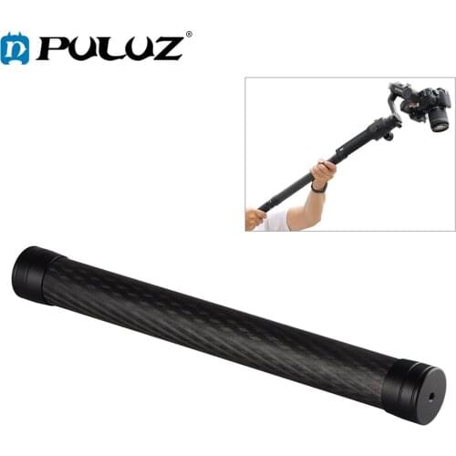 PULUZ Carbon Fiber Extension Monopod Pole Rod Extendable Stick for DJI/MOZA/Feiyu V2/Zhiyun G5/SPG Gimbal 1/4 Screw Tripod Mount