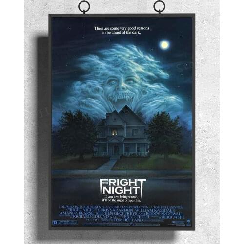 H429 Silk Poster Home Decoration Fright Nightinch 1985 Horror Classic Movie Wall Decals Wall Art Christmas Gift