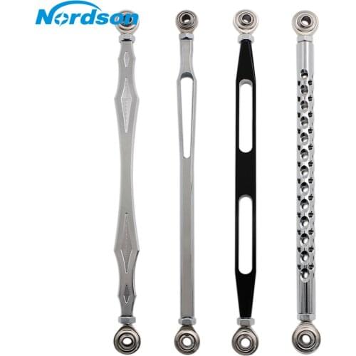 Nordson Aluminum Motorcycles Gear Shift Linkage Lever Black CNC 330mm For Harley Softail Road King Electra Glide Fat Boy