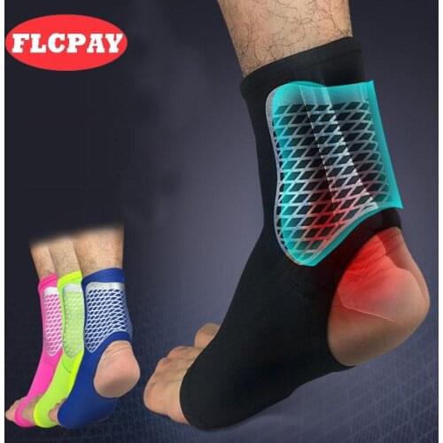 2018 New 1 Pair Sport Ankle Support Elastic High Protect Sports Ankle Equipment Safety Running Basketball Ankle Brace Support