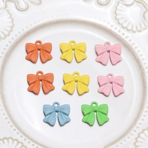 10pcs Korean Fashion Design butterfly Earrings Female Elegant combined with gold spray paint pendant diy jewelry accessories