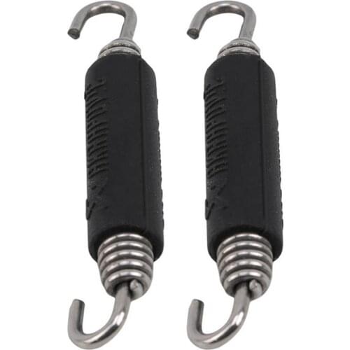 2 Pieces Exhaust Pipe Spring Hook Motorcycle Stainless Steel Spring Hooks For Akrapovic SC Project AR Exhaust Pipe