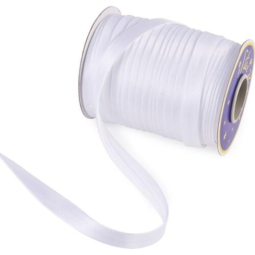 80m/Roll 1.5cm Single Face Polyester Satin Ribbon DIY Craft Cord Rope for Fabric Clothes Bag Sheets Sofa Garment Sewing Handmade