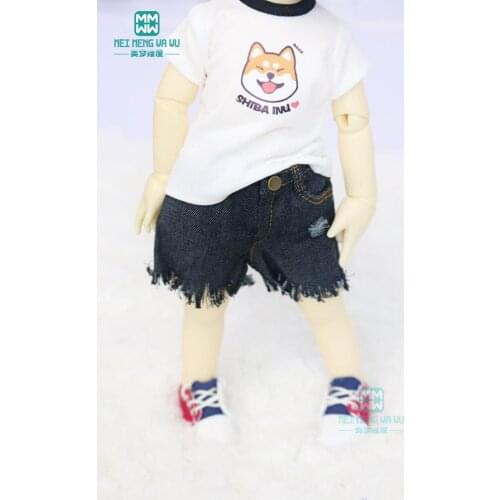 BJD accessories for 27cm-30cm 1/6 BJD YOSD doll clothes fashion T-shirt, casual pants