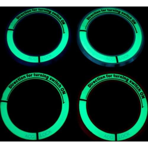 Auto Car Ignition Key Circle Ring Sticker for Chevrolet Cruze Malibu Aveo Trax for Opel MOKKA Zafira Astra Insignia Vectra