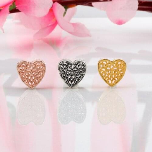 Bewill S925 Sterling Silver Hollow Galaxy Love Beads Fit Original Bracelet Women Jewelry DIY Gift