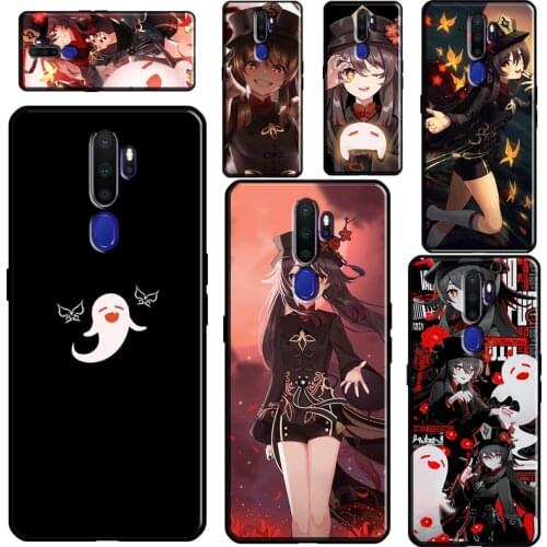 Genshin Impact Hutao For OPPO A31 A53 2020 A5 A9 A1K A15 A3S A5S A52 A72 A92 A83 A91 A93 Reno2 Z F5 F7 Case