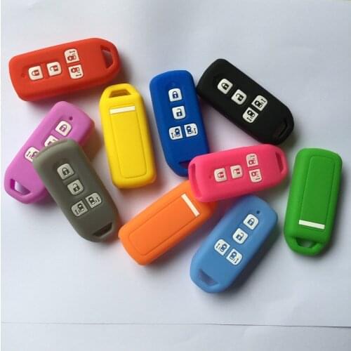 30pcs Mixe Color Smart Key Cover Skin Case For Honda N-Box 4Button Sliding Doors Key Nbox wagon nbox custom plus