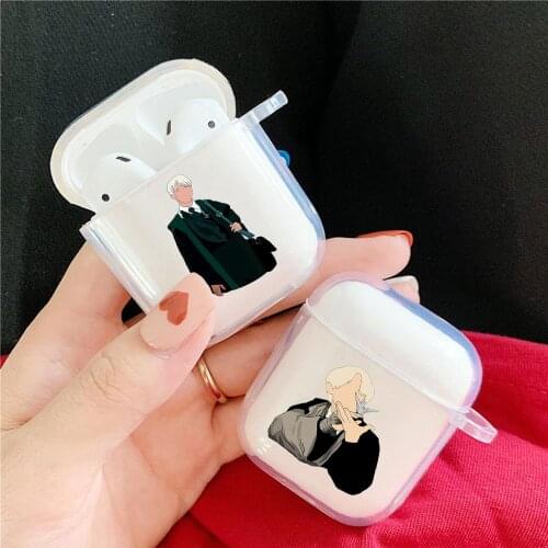Draco Malfoy Soft Clear Silicone Cases For Apple Airpods Pro 3 2 1 Bluetooth Wireless Earphone Cover Air Pods Charging Box Bags