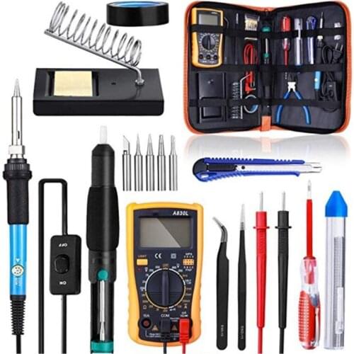 Electric Soldering Iron Welding Set Adjustable Temperature Wireless Welder Cordless Welding Tool with Soldering Iron Tip