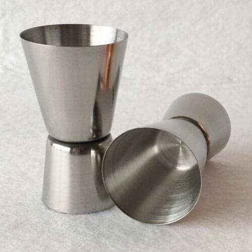 HOT SALE! Stainless Steel Double Jigger Shot Glass Cocktail Bartender Mixer Measuring Cup