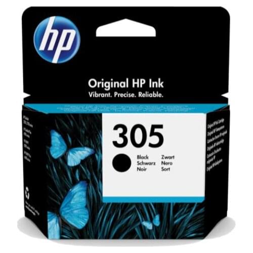 HP 305 3YM61AE, black, original ink cartridge, HP DeskJet 2700 Series printer, 4100, Envy 6020 series, 6030, 642